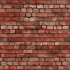 Fototapeta premium old castle wall texture made from red bricks