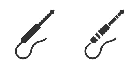 Guitar plug icon. Vector illustration.