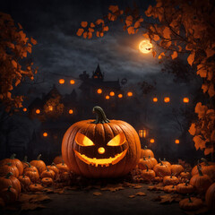 ハロウィン　カボチャイメージ