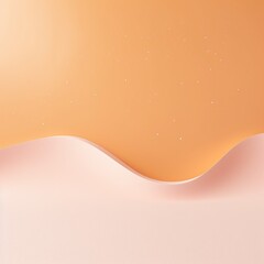 Abstract orange and pink background with water droplets. 3d rendering