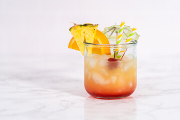 Sunset cocktail