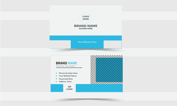 Business card design for adobe stock