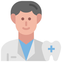 dentist flat icon