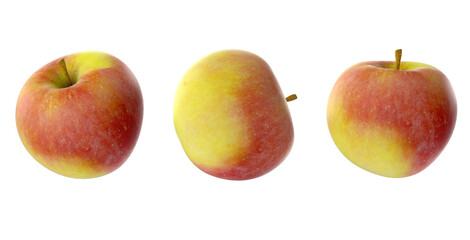 apples on transparent background
