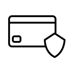 Card Credit Cyber Outline Icon