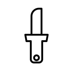Blade Crime Knife Outline Icon