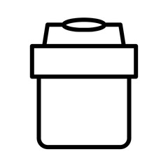 Justice Law Suitcase Outline Icon