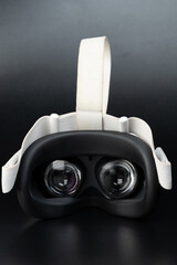 Vr helmet with lenses