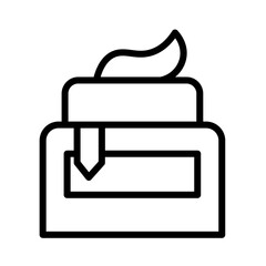 Cream Relax Holidays Outline Icon