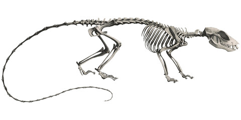 Rat Mouse Animal Anatomy Skeleton Scientific Illustration Skull And Bones