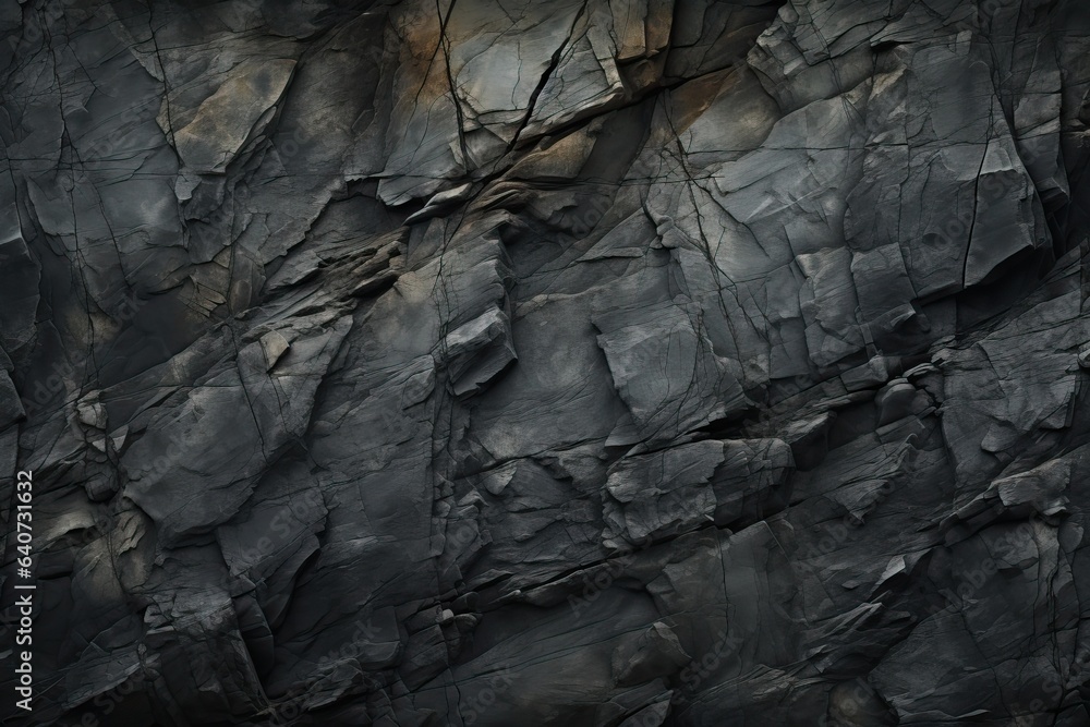 Wall mural closeup slate rough texture old rust mineral marble background grey floor dark dark hard material bl