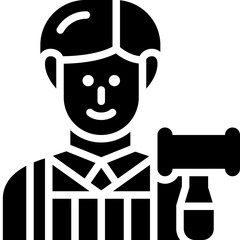 judge solid icon