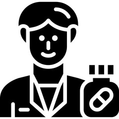 pharmacist solid icon