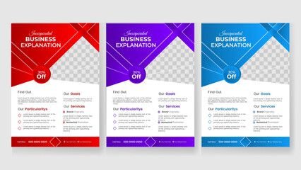 Modern & Stylish Business Flyer Design, Creative  Business Flyer Design, Unique & Eye-catching Business Flyer Design.