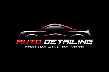 Auto detailing logo, car wash logo, Car detailing logo, automotive logo, automobile logo, car polish logo, car service logo, car repair logo, car garage logo, car cleaning logo design vector template