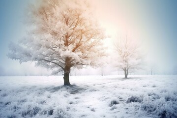 white ice wood tree season forest natural nature frosty wood frost white landscape beautiful scene cold covered beauty landscape winter snowy frosty snow frost background scene christmas sky covered - obrazy, fototapety, plakaty