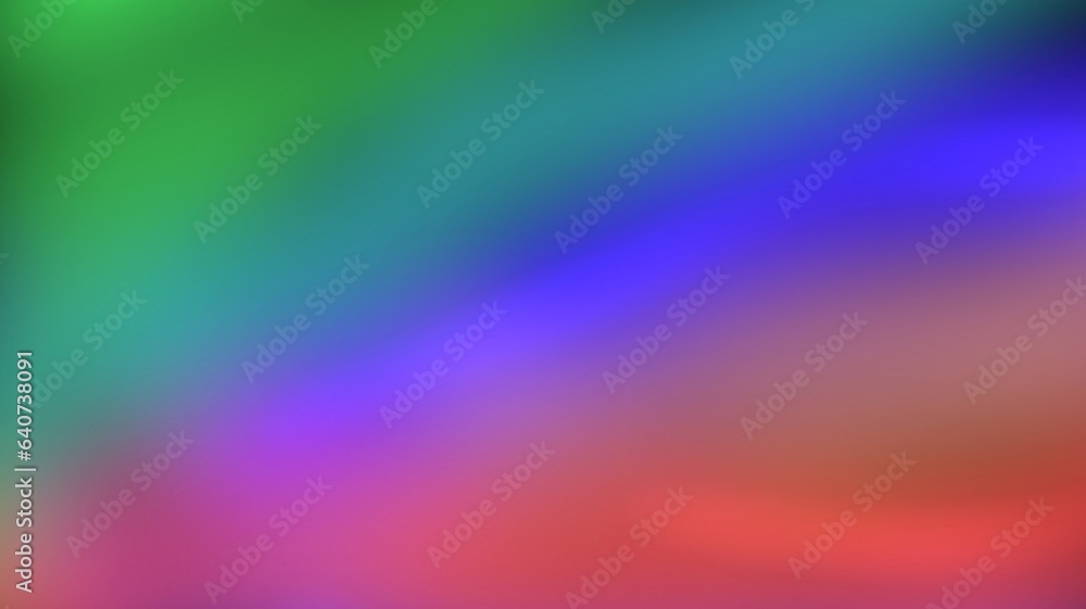 Aufkleber blurred colored abstract background. smooth transitions of iridescent colors. colorful gradient. rai
