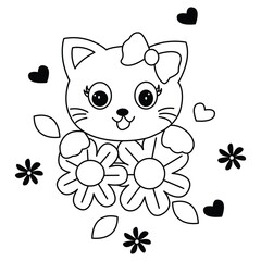 Cat paw vactor art minimal