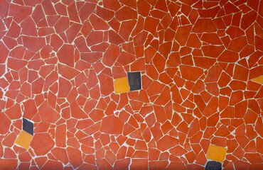 Background and texture made of stones mosaic
