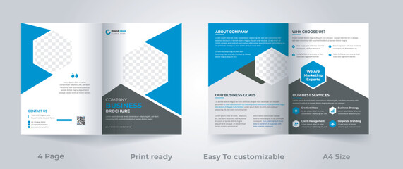 elegant bifold brochure,