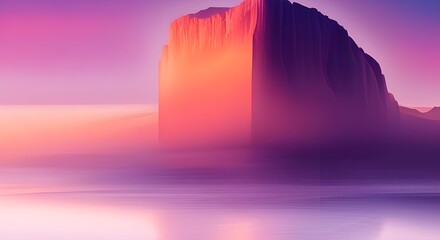 abstract pink background - generative ai