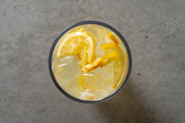 Cafe latte, grapefruit ade, lemonade, lemon mile, grapefruit lish