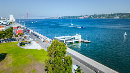 Paisagem Portugal Torre de Belém Fortaleza Portuguesa Rio Tejo Ponto Turístico Viagem Viajar...