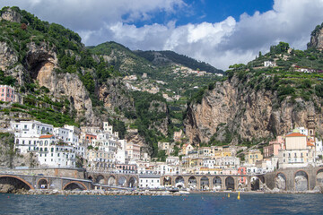 Fototapeta na wymiar Italy, Positano, Napoli, Amalfi Coast, Capri