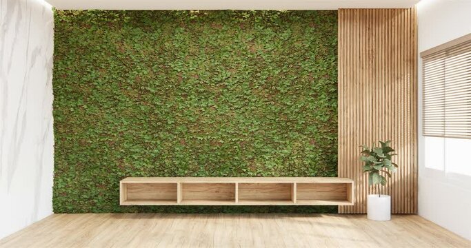 Mock up, Designed specifically in Japanese style, empty room. 3D rendering