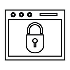 Webpage security, browser, password icon
