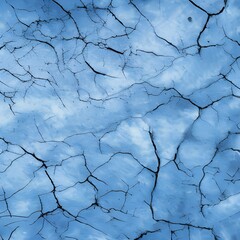 Blue marble stone texture - generative ai