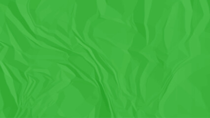 Sheet of crumpled green paper as background, top view. Sheet of color crumpled paper as background. Space for design