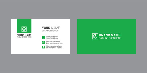 business card design template for corporate business, professional and clean modern visiting card design.