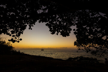 Beautiful Cozumel island in Mexico