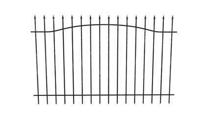 Wrought Iron Fence  3d render