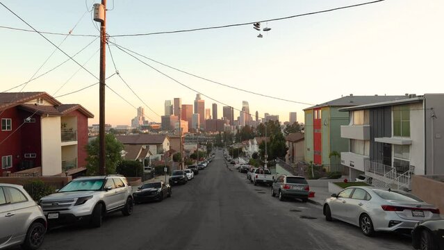Downtown Los Angeles from Victor Heights
