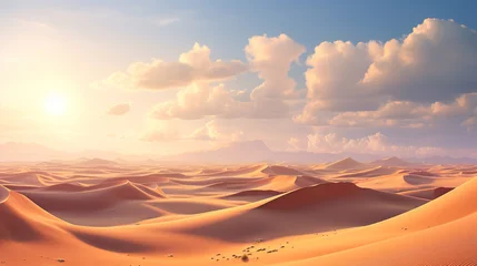 Foto op Plexiglas desert sand dunes © Shades3d