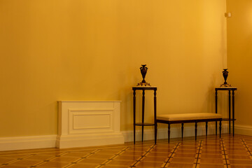 Interior of an old house, decorative elements of interior decoration