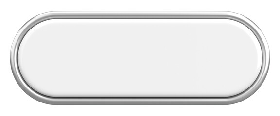 3D button. Empty button. 3D illustration.