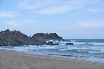 種差海岸の景色　A view of the Tanegashima Coast
