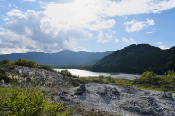 Fototapeta na wymiar 恐山 Mount Densan (in Japan)