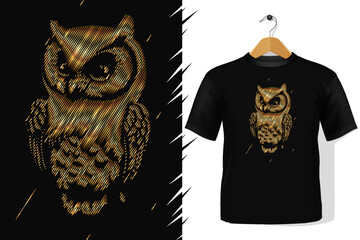 t-shirt and apparel trendy animal line art  illustration 