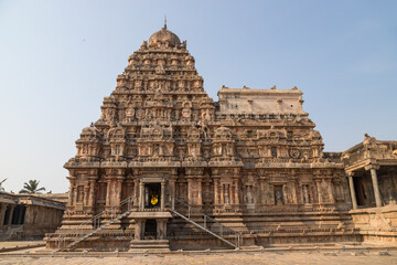 Airavatesvara Temple is a Hindu temple of Dravidian architecture located in the town of Darasuram, near Kumbakonam, Thanjavur District in the South Indian state of Tamil Nadu.