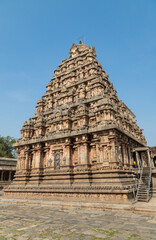 Airavatesvara Temple is a Hindu temple of Dravidian architecture located in the town of Darasuram, near Kumbakonam, Thanjavur District in the South Indian state of Tamil Nadu.