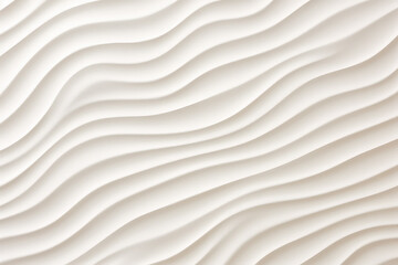 White sand texture background featuring a mesmerizing wave pattern 
