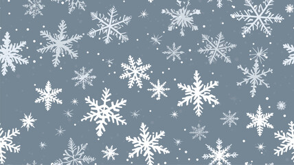 Fototapeta na wymiar Christmas snowflakes pattern