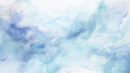 Fototapeta premium Soft Watercolor Background with Cool Hues