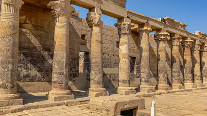 Fototapeta premium Temple of Isis at Philae Island in Aswan, Egypt