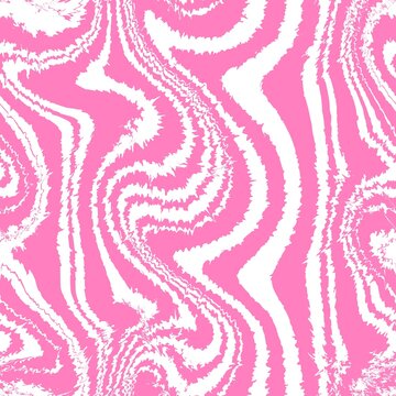 seamless pattern with pink waves 