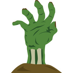 Zombie Hand Illustration
